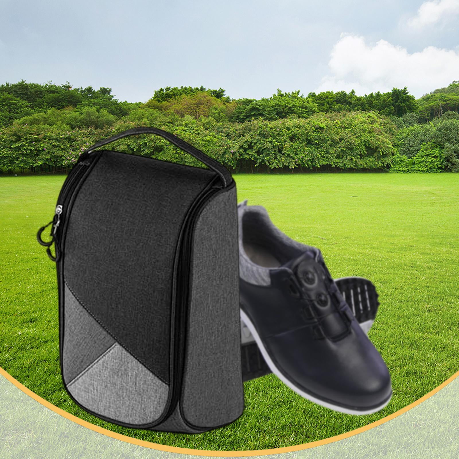 harayaa Golf Shoe Bag Breathable Sports Shoe Carrier Bag for Men Women Travel Hiking Gym black