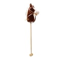 thumbnail image 4 of Tachiuwa Horse Riding Stick Pretend Play Wooden Pole for Children 3 Years+ Gift coffee with wheels, 4 of 9