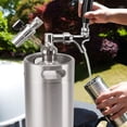 thumbnail image 1 of Growler De Barril De Cerveza, De Grifo Growler De Calibre 60PSI, Barril De Acero Inoxidable De 3,6 L Para Eventos, 1 of 7