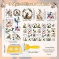 thumbnail image 2 of 6 Sheets Rub On Transfer Sticker, Animals Theme Stickers Waterproof Transfer Decals for DIY Scrapbooking Photo Albums Furniture,5.9 * 11.8in, 2 of 7