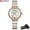 Ivory, variant on CURREN New Simple Thin Quartz Watches Women's Silver Stainless Steel Band Wristwatches with Rhinestones Clock Female