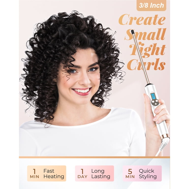 Hoson Small Curling Wand 3/8 Inch, Ceramic Barrel photo 4