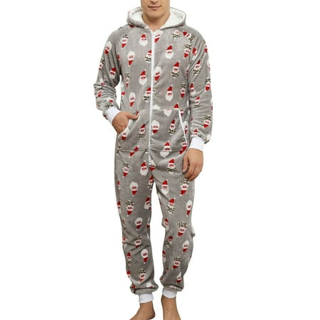 

Mens Pajamas Autumn And Winter Leisure Travel Loose Long Sleeved Warm Pajamas Home Clothes With Pockets Loungewear