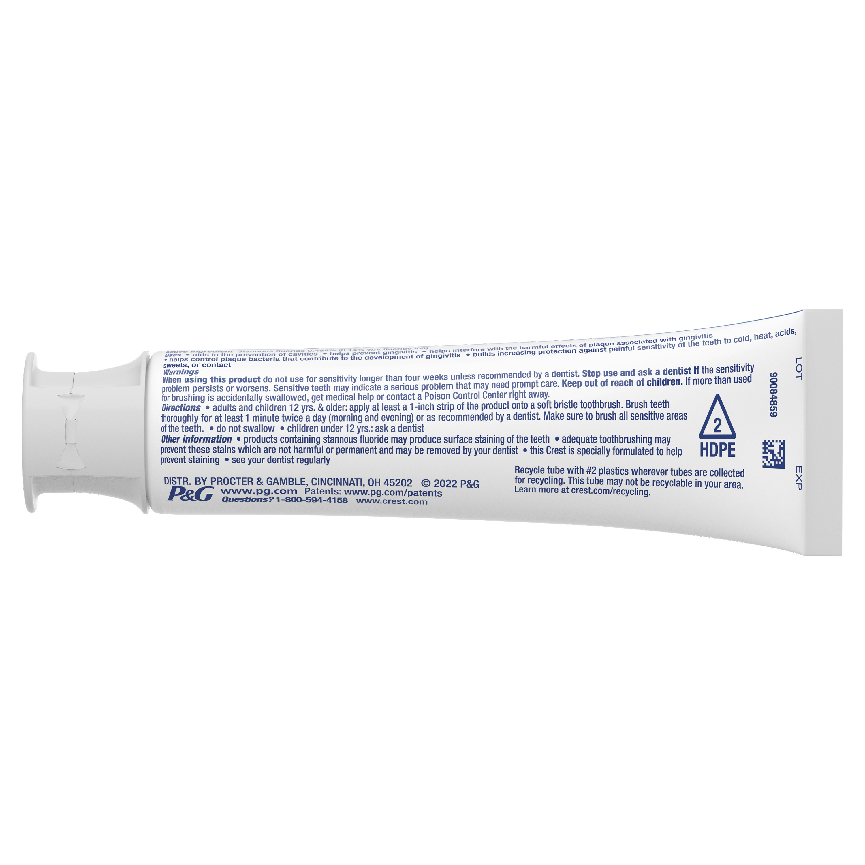 Crest Pro-Health Whitening Gel Toothpaste, Mint, 4.6 oz, 2 Pk - image 9 of 10
