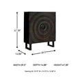 thumbnail image 3 of Signature Design by Ashley Fosterman Black Accent Cabinet, 3 of 11