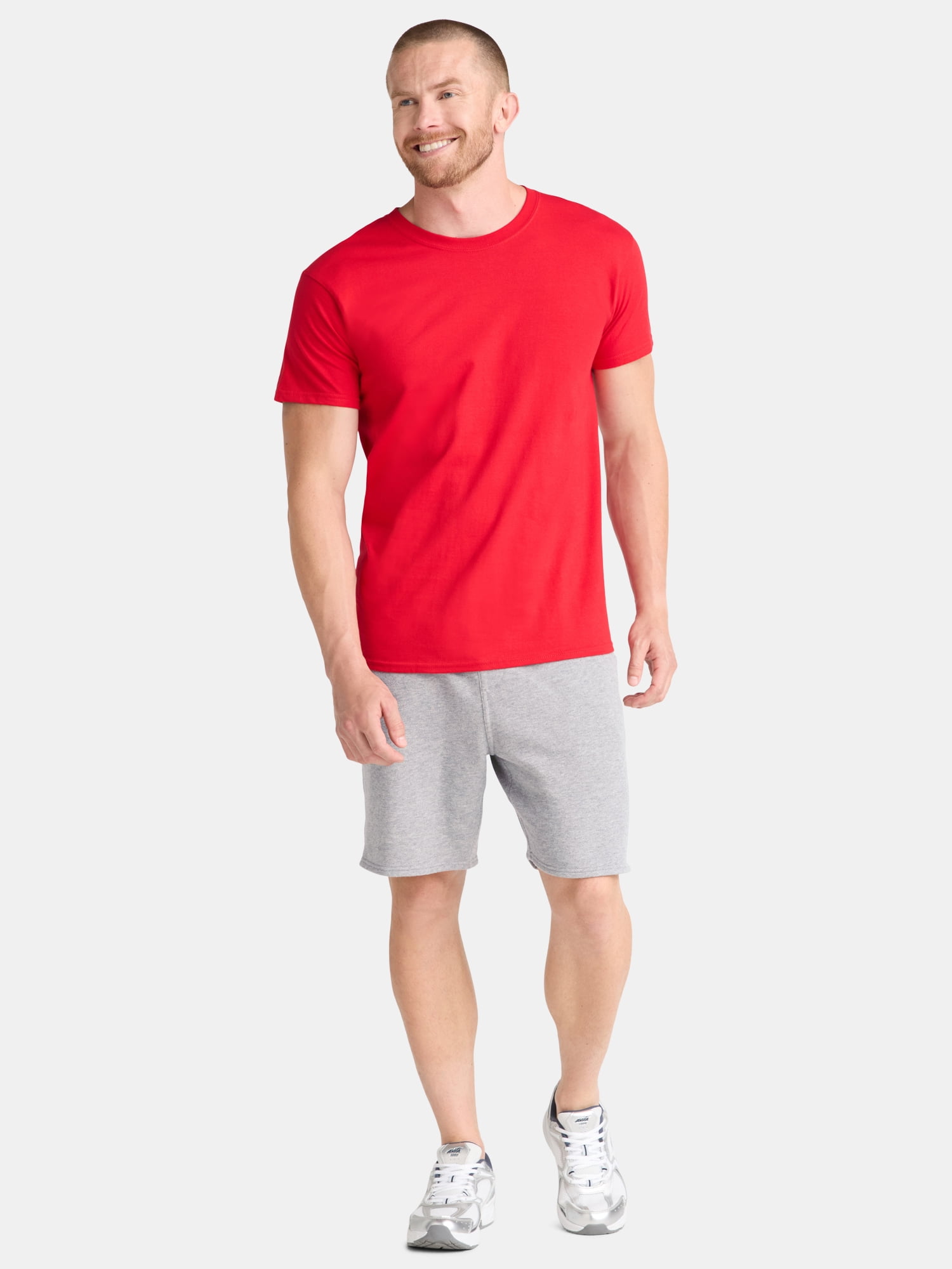Athletic Works Men's and Big Men's Cotton Active Tee, Sizes XS-5XL and Tall Sizes