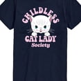 thumbnail image 3 of Instant Message - Childless Cat Lady Society - Men's Short Sleeve Graphic T-Shirt, 3 of 6
