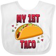 thumbnail image 3 of Inktastic My 1st Taco Boys or Girls Baby Bib, 3 of 4