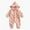 Pink#5, variant on SuTry Children's Printed Long Sleeved Hooded Warm Jumpsuit Crawling Clothes Printed Pattern Adds Personality Suitable for Active Kids(Red,9 Months)