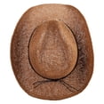 thumbnail image 5 of Big Size Bull Emblem Coyboy Hat - Camel XL-2XL, 5 of 5