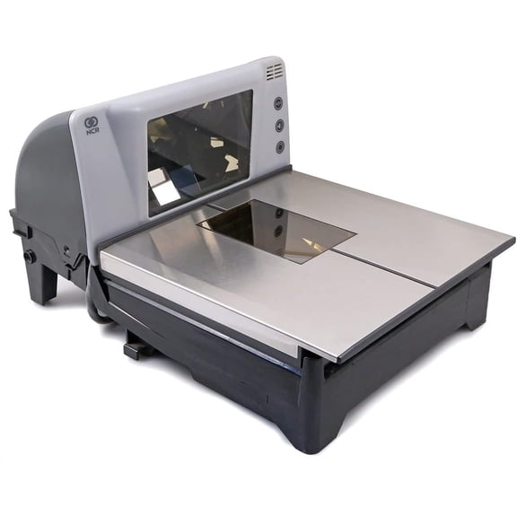 Restored NCR RealScan 7874-5000 Low-Profile Bi-Optic Barcode Scanner with Integrated Scale High-Speed Retail Checkout Solution, USB/RS-232 (Refurbished)