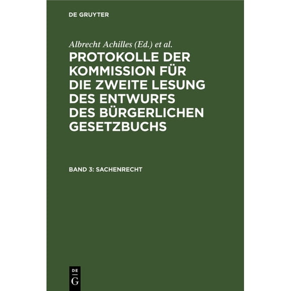 Sachenrecht, (Hardcover)