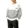 thumbnail image 6 of Ohufall 1-12Y Striped Sweatshirt for Boys Kids Round Neck Long Sleeve Loose Top Comfy Fall Winter Fashion Leisure Sweatshirts, 6 of 6