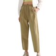 thumbnail image 2 of Womens Hiking Pants Lightweight Water Resistant Cargo Hiking Pants with Pockets for Travel Camping Work by Yigetop Light green 4XL, 2 of 7