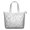 White, variant on Abstract Leopard Print Weekender Bag Modern Travel Tote with Cheetah Spots, Fashion Texture Pattern, Lightweight