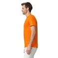 thumbnail image 3 of Gildan DryBlend Men's Hi Vi Work Safety T-Shirt Short Sleeve Crew Neck Safety Orange, S-3XL 1-Pack, 3 of 5