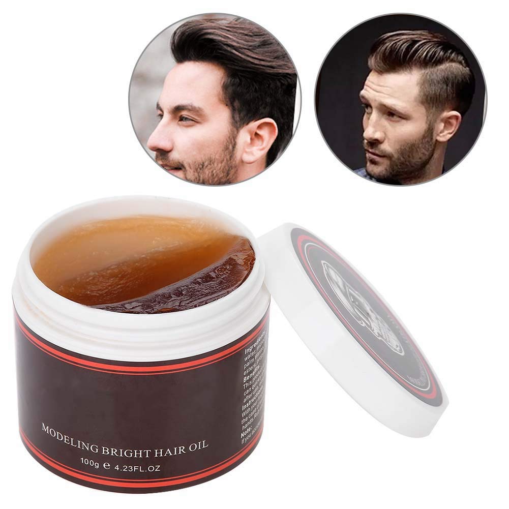 Natural Hair Wax, Hair Clay for Men, Professional Retro Hair Oil Hair