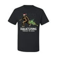 thumbnail image 2 of Wild Bobby, Squatching Through the Snow Bigfoot, Christmas, Men Graphic Tee, Black, 3X-Large, 2 of 4