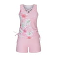 thumbnail image 3 of lcziwo 50 Percent off Sales Today Two Piece Tankini Swimsuits for Women Tummy Control Bathing Suits Athletic Swimwear Tank Top with Shorts Vacation Beach Outfits Pink M, 3 of 9