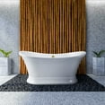 thumbnail image 5 of 68" Streamline N201GLD Soaking Freestanding Tub and Tray With External Drain, 5 of 9