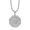 Silver Color, variant on Hip-Hop Zircon Medusa Mythology Gorgon Pendant Necklace 14K Yellow Gold Jewelry For Women Ancient Greek Symbol Pagan Gift