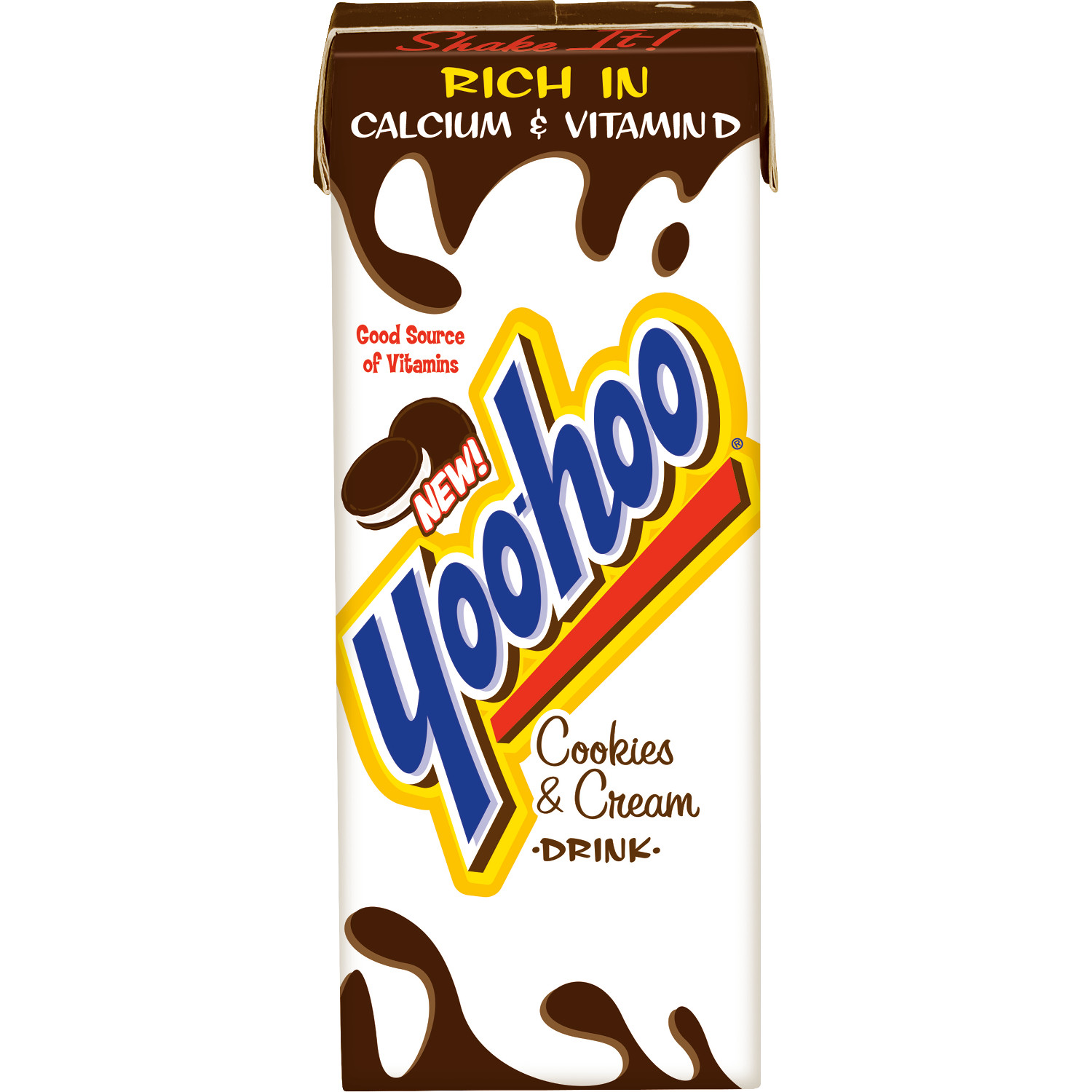 Yoo-hoo Cookies and Cream Drink, 6.5 Fl Oz Boxes, 10 Count (Pack of 4) - image 2 of 10