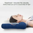 thumbnail image 5 of Pinnoize Pillow,Sudachistore Cervical Pillow,Sudachistore Pillow,Sudachistore Sleep Enhancing Cervical Support Comfort Goose Down Pillow,11.8 * 21.6'' Ergonomic Goose Down Pillow,for Neck Pain (2Blu), 5 of 7