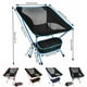 thumbnail image 5 of Yuarrent Silla plegable de aluminio de alta resistencia, asiento plegable para pesca, Camping, sillas para barbacoa, accesorio para mochilero al Pescar Cielo azul, 5 of 6