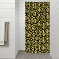 thumbnail image 3 of Yellow Sunflower Wildflower Boho Shower Curtain 36x72 Inches for Bathroom, Floral Bee Butterfly Pattern, Quick-Dry Rustic Polyester with Hooks, Country Farmhouse Decor, 3 of 5