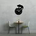 thumbnail image 3 of Acrylic Clock Wall Clock Modern Design Home Decor Watch Wall Sticker, 3 of 5