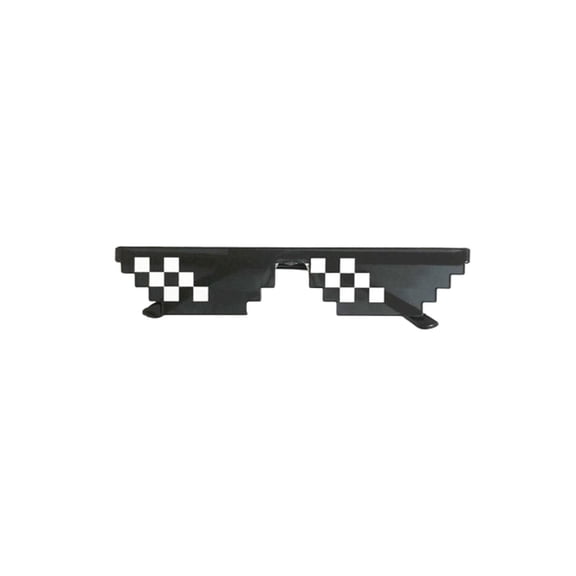 Pixel Sunglasses, Party Sunglasses, 8 Bit Plastic, Wedding Party Favors, Black Pixel Frames, Groomsmen Entrance, Wedding Photo Booth Props, One Size, 1 Pc