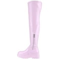 thumbnail image 3 of Women's Fashion Over The Knee Boots Comfortable Round Toe Chunky Block Heels Thigh High Boots, 3 of 6