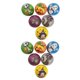 thumbnail image 2 of 12 Pieces Halloween Toy Balls Lightweight Squeezing Ball Bouncy Balls Stress Hugo bolas de halloween, 2 of 8