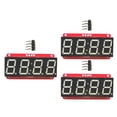 thumbnail image 1 of 3 Unids 4 Dígitos LED Rojo Display Control Módulo 8 Tubo Digital para , 5.03 x 2.68 x 1.2cm, 1 of 4