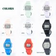 thumbnail image 2 of Big Cargo Net Unicorn Sports Electronic Watch Match Male And Female Square Student Led Watch Waterproof, 2 of 7