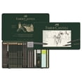thumbnail image 1 of FABER-CASTELL USA 112974 PITT GRAPHITE TIN SET OF 26, 1 of 4