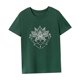 thumbnail image 4 of Camiseta para mujer con cuello redondo, camiseta de manga corta a la moda para viajar, playa, mujer L, 4 of 7
