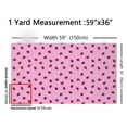 thumbnail image 3 of Feelyou Teens Red Strawberry Fabric by the Yard 3 Yards, Cartoon Print Room Decor Fabric by the Yard, Fresh Fruit Fabric for Sewing, Ultra Soft Home Decor, 3 of 6