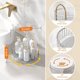 thumbnail image 3 of Single Tier Rotate Bathroom Counter Organizer, Countertop Perfume Tray And Vanity Organizer,Corner Makeup Storage, Organizer Countertop for Dresser，Makeup Vanity Shelf, Spice Rack, 3 of 4