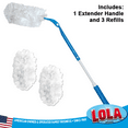 thumbnail image 3 of Lola 360 Degree Extender Duster Starter Kit, 3 Refills, Compatible w/ Brand, 3 of 7