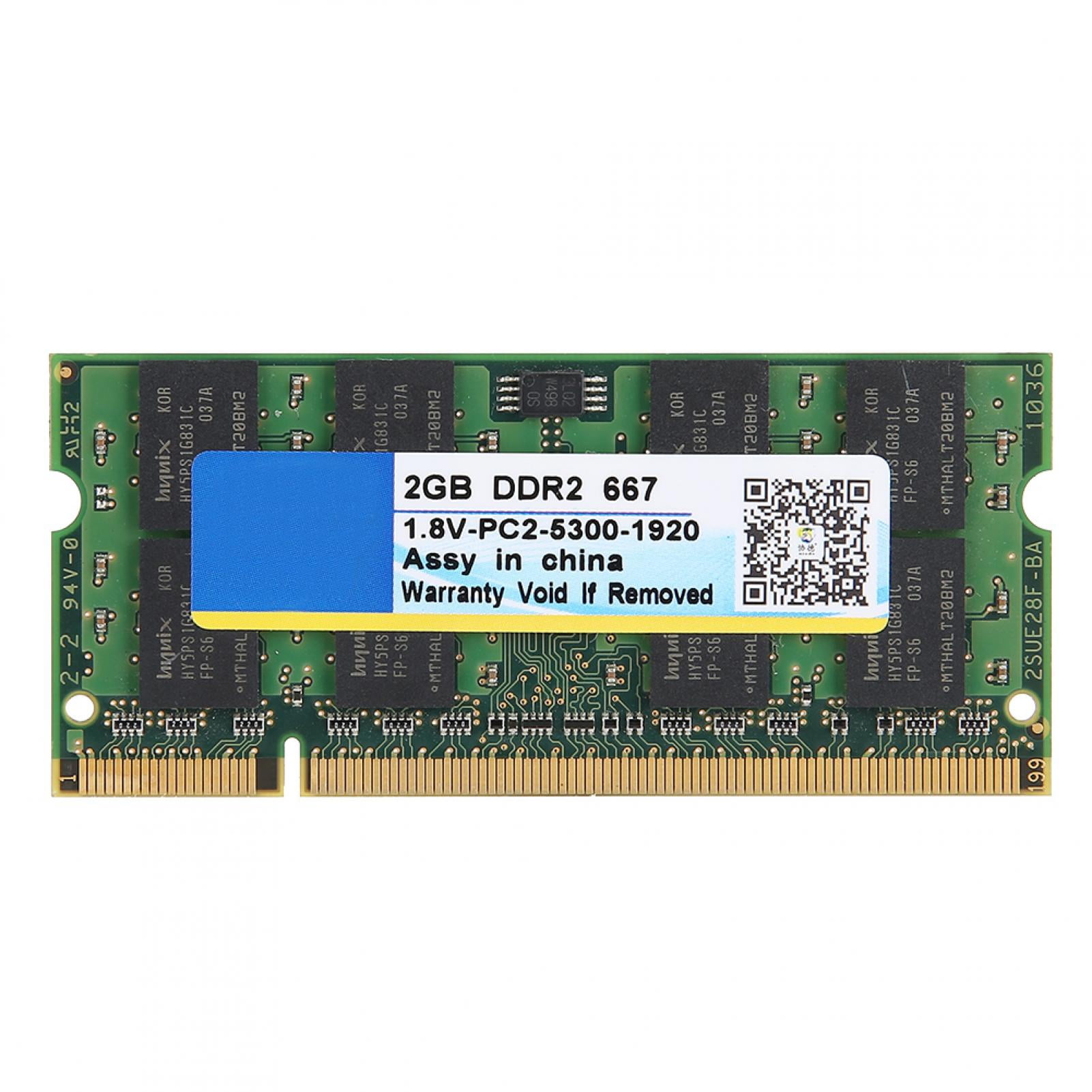 1 Go DDR2 533 MHz PC2-4200, Mémoire RAM Pour Ordinateur Portable, 200 Broches, SODIMM, Pour Cartes Mères Intel/AMD