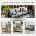 thumbnail image 3 of Bellefurn Luxury Outdoor Deep Seat Cushion 22 X 24 X 6 inch for Patio Furniture,Outdoor Sofa Cushions Chairs Cushions,Waterproof & Fade Resistant Patio Furniture Cushions for Wicker Chair,Couch, 3 of 11