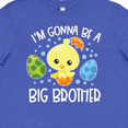 thumbnail image 4 of Inktastic Easter I'm Gonna Be a Big Brother with Green and Blue Eggs Youth T-Shirt, 4 of 5