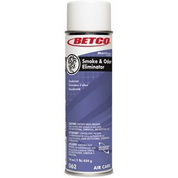 Betco BET0622300 Smoke & Odor Eliminator Air Freshener, Pack of 12