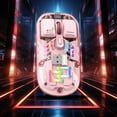 thumbnail image 5 of PPgejGEK Transparent Wireless Mouse 2.4G/Bluetooth 5.0 2-mode Connection TYpe-c Rechargeable Mouse Standard Magnetic Design RGB Lighting up to 65% off, 5 of 7