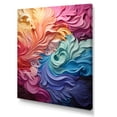 thumbnail image 2 of Designart "Radiant Spectrum Opt Art painting I" Abstract Wall Decor, 2 of 5