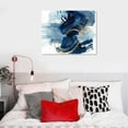 thumbnail image 5 of Nawypu Blue Geometric Picture Blue Gold Painting Abstract Geometric Print Indigo Canvas Wall Art Blue Minimalist Poster Navy Blue Modern Art Gold Geometric Wall Art Blue Watercolor Artwork, 5 of 6