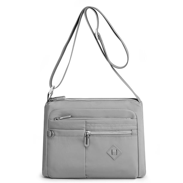 Bolso bandolera para mujer, impermeable, ligero, informal, tipo bandolera, bolso de hombro, bolso escolar
