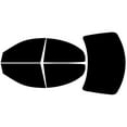 thumbnail image 2 of Rvinyl Window Tint Kit Compatible with Mercury Sable 1996-2005 (Sedan) - Complete Precut Kit - 5%, 2 of 8