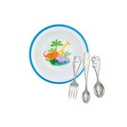 Angle View: JUNGLE PARADE BABY DINNER GIFT SET
